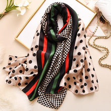 Load image into Gallery viewer, New Brand Designer Luxury Winter Long Silk Scarf Shawls Wraps Print Cotton Scarf Stylish Head Wraps Scarves Hijabs Neck Scarves Lady Hijab For Female