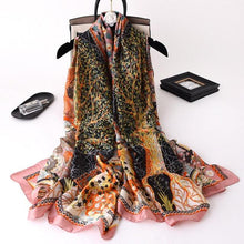 Load image into Gallery viewer, New Brand Designer Luxury Winter Long Silk Scarf Shawls Wraps Print Cotton Scarf Stylish Head Wraps Scarves Hijabs Neck Scarves Lady Hijab For Female