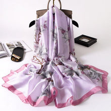 Load image into Gallery viewer, New Brand Designer Luxury Winter Long Silk Scarf Shawls Wraps Print Cotton Scarf Stylish Head Wraps Scarves Hijabs Neck Scarves Lady Hijab For Female