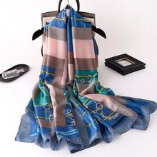 Load image into Gallery viewer, New Brand Designer Luxury Winter Long Silk Scarf Shawls Wraps Print Cotton Scarf Stylish Head Wraps Scarves Hijabs Neck Scarves Lady Hijab For Female