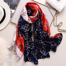 Load image into Gallery viewer, New Brand Designer Luxury Winter Long Silk Scarf Shawls Wraps Print Cotton Scarf Stylish Head Wraps Scarves Hijabs Neck Scarves Lady Hijab For Female