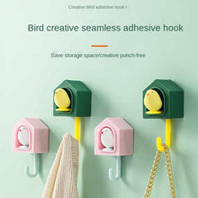 Load image into Gallery viewer, New Cartoon Bird Hook Self Adhesive Dormitory Bedroom Door Hangers Hooks Key Umbrella Towel Cap Coat Rack Wall Decoration Rack Creative Adhesive Coat Hook Cute Bird Hooks Decorative Wall Hooks Key Holder