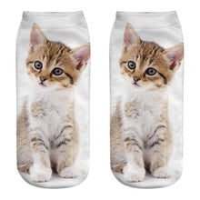 Load image into Gallery viewer, New Cartoon Cat Socks 3D Print Art Funny Socks Women Cute Low Cut Ankle Socks Made o Pure Cotton Short Socks Trending Fashion Short Ankle Socks For Men And Women
