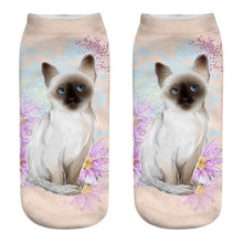 Load image into Gallery viewer, New Cartoon Cat Socks 3D Print Art Funny Socks Women Cute Low Cut Ankle Socks Made o Pure Cotton Short Socks Trending Fashion Short Ankle Socks For Men And Women