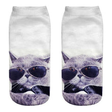 Load image into Gallery viewer, New Cartoon Cat Socks 3D Print Art Funny Socks Women Cute Low Cut Ankle Socks Made o Pure Cotton Short Socks Trending Fashion Short Ankle Socks For Men And Women