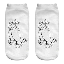 Load image into Gallery viewer, New Cartoon Cat Socks 3D Print Art Funny Socks Women Cute Low Cut Ankle Socks Made o Pure Cotton Short Socks Trending Fashion Short Ankle Socks For Men And Women