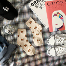 Load image into Gallery viewer, New Cartoon Female Breathable Cotton Socks Cute Bear Lovely Animal Pattern Girl Sock Novelty Combed of Pure Cotton Crew Socks For Men And Women