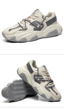 Load image into Gallery viewer, New Casual Men's Sports Shoes Fashion Wear-Resistant Mesh Breathable Basketball Sport Shoes Lace-up Comfortable Shock Cushioning Running Gym Sports Walkking Non Slip Sneakers