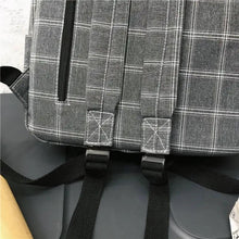 Load image into Gallery viewer, New Casual School Bag For Women And Girls Stylish Backpack Striped Book Packbags for Teenage