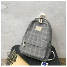 Load image into Gallery viewer, New Casual School Bag For Women And Girls Stylish Backpack Striped Book Packbags for Teenage