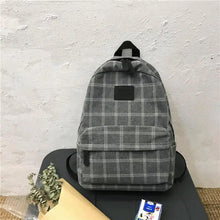 Load image into Gallery viewer, New Casual School Bag For Women And Girls Stylish Backpack Striped Book Packbags for Teenage
