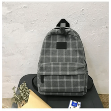 Load image into Gallery viewer, New Casual School Bag For Women And Girls Stylish Backpack Striped Book Packbags for Teenage