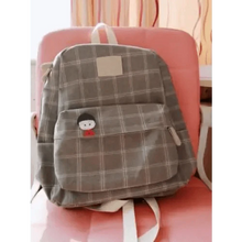 Load image into Gallery viewer, New Casual School Bag For Women And Girls Stylish Backpack Striped Book Packbags for Teenage