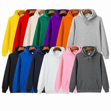 Load image into Gallery viewer, New Casual Yellow Green Pink Purple Orange Hoodies Hip Hop Street wear Sweatshirts For Women For Winter Mens Fleece Hoodie Pullover Hooded Sweatshirt Long Sleeve Hoodie