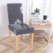 Load image into Gallery viewer, New Chair Covers Spandex Stretch Chair Covers Dining Slipcover Decorative Chair Cover floral For Kitchen Wedding Banquet Hotel Stretch Armless Chair Slipcover for Dining Room Seat Cushion, Spandex Kitchen Parson Chair Protector Cover, Removable & Washable