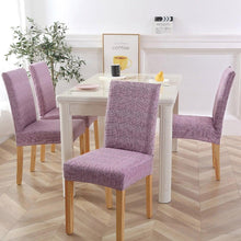 Load image into Gallery viewer, New Chair Covers Spandex Stretch Chair Covers Dining Slipcover Decorative Chair Cover floral For Kitchen Wedding Banquet Hotel Stretch Armless Chair Slipcover for Dining Room Seat Cushion, Spandex Kitchen Parson Chair Protector Cover, Removable & Washable