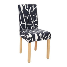 Load image into Gallery viewer, New Chair Covers Spandex Stretch Chair Covers Dining Slipcover Decorative Chair Cover floral For Kitchen Wedding Banquet Hotel Stretch Armless Chair Slipcover for Dining Room Seat Cushion, Spandex Kitchen Parson Chair Protector Cover, Removable & Washable