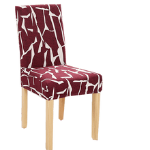 Load image into Gallery viewer, New Chair Covers Spandex Stretch Chair Covers Dining Slipcover Decorative Chair Cover floral For Kitchen Wedding Banquet Hotel Stretch Armless Chair Slipcover for Dining Room Seat Cushion, Spandex Kitchen Parson Chair Protector Cover, Removable & Washable