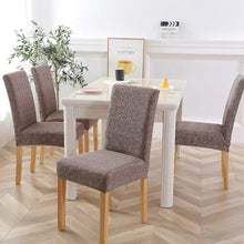 Load image into Gallery viewer, New Chair Covers Spandex Stretch Chair Covers Dining Slipcover Decorative Chair Cover floral For Kitchen Wedding Banquet Hotel Stretch Armless Chair Slipcover for Dining Room Seat Cushion, Spandex Kitchen Parson Chair Protector Cover, Removable & Washable