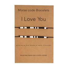 Load image into Gallery viewer, New Charm Bracelet For Friendship Couples 2pcs/set Volcanic Stone Bracelet Bead Bangles Natural Stone Bracelets Set Friendship Hand Woven Braided Stretch String Adjustable For Couples