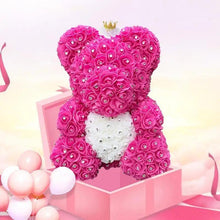 Load image into Gallery viewer, New Charming Diamond Rose Bears 40cm Artificial Flower Teddy Bears For Valentins's Day Mother's Day Birthday Gifts