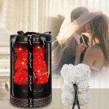 Load image into Gallery viewer, New Charming Diamond Rose Bears 40cm Artificial Flower Teddy Bears For Valentins's Day Mother's Day Birthday Gifts