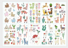 Load image into Gallery viewer, New Children's Sticker Animals Pattern Tattoo Bear Lion Rainbow Luxury Colorful Children Sets