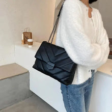 Load image into Gallery viewer, New Classic Embroidery Thread Small PU Leather Crossbody Bags For Women And Girls Trending Shoulder Female Handbags