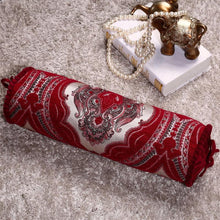 Load image into Gallery viewer, New Classical Luxury Cylindrical Cotton And Linen Pillow Roll Cushion Sofa Throw Polyester Cotton Linen Pillowcase Sofa Cushion Cover Backrest Home Chair Modern Colorful Design 15X50CM
