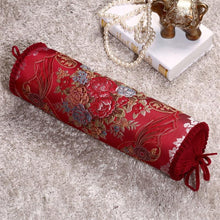 Load image into Gallery viewer, New Classical Luxury Cylindrical Cotton And Linen Pillow Roll Cushion Sofa Throw Polyester Cotton Linen Pillowcase Sofa Cushion Cover Backrest Home Chair Modern Colorful Design 15X50CM