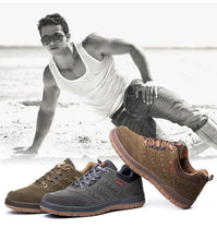 Load image into Gallery viewer, New Classics Style Mens Hiking Shoes Lace Up Men Sport Wear-Resistant Outdoor Jogging Camping Low Cut Hiking Work Boots Outdoor Mountaineering Sport Shoes