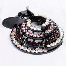 Load image into Gallery viewer, New Crystal Bird Nest Ponytail Holder Fair Crab Claw Clip Hairpin Rhinestone for Women Girls Accessories Barrettes Headwear Gorgeous Hair Accessories For Women