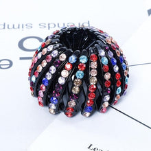 Load image into Gallery viewer, New Crystal Bird Nest Ponytail Holder Fair Crab Claw Clip Hairpin Rhinestone for Women Girls Accessories Barrettes Headwear Gorgeous Hair Accessories For Women
