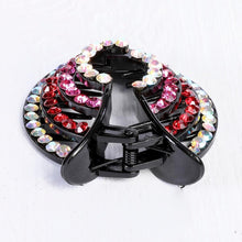 Load image into Gallery viewer, New Crystal Bird Nest Ponytail Holder Fair Crab Claw Clip Hairpin Rhinestone for Women Girls Accessories Barrettes Headwear Gorgeous Hair Accessories For Women