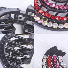 Load image into Gallery viewer, New Crystal Bird Nest Ponytail Holder Fair Crab Claw Clip Hairpin Rhinestone for Women Girls Accessories Barrettes Headwear Gorgeous Hair Accessories For Women