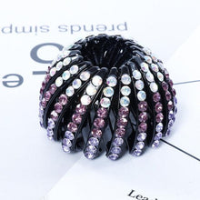 Load image into Gallery viewer, New Crystal Bird Nest Ponytail Holder Fair Crab Claw Clip Hairpin Rhinestone for Women Girls Accessories Barrettes Headwear Gorgeous Hair Accessories For Women