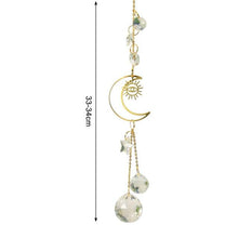 Load image into Gallery viewer, New Crystal Guardian Angel Wing Sun-catcher Car Charm For Rear View Mirror Clear Window Rainbow Maker Collection With Crystal Wind Chimes For Home Garden Hanging Decoration Photography Prop