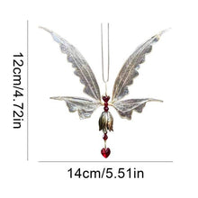 Load image into Gallery viewer, New Crystal Guardian Angel Wing Sun-catcher Car Charm For Rear View Mirror Clear Window Rainbow Maker Collection With Crystal Wind Chimes For Home Garden Hanging Decoration Photography Prop