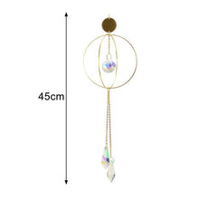 Load image into Gallery viewer, New Crystal Guardian Angel Wing Sun-catcher Car Charm For Rear View Mirror Clear Window Rainbow Maker Collection With Crystal Wind Chimes For Home Garden Hanging Decoration Photography Prop