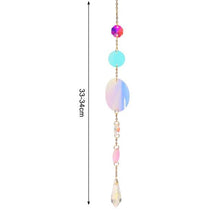 Load image into Gallery viewer, New Crystal Guardian Angel Wing Sun-catcher Car Charm For Rear View Mirror Clear Window Rainbow Maker Collection With Crystal Wind Chimes For Home Garden Hanging Decoration Photography Prop