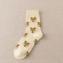 Load image into Gallery viewer, New Cute Cartoon Dog Middle Tube Socks Creative Female Socks Warm Socks Teddy Pomeranian Cotton Socks Stylish Unisex Short Ankle Socks For Men And Women
