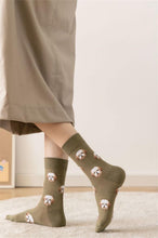 Load image into Gallery viewer, New Cute Cartoon Dog Middle Tube Socks Creative Female Socks Warm Socks Teddy Pomeranian Cotton Socks Stylish Unisex Short Ankle Socks For Men And Women