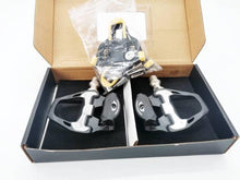 Load image into Gallery viewer, New Cycling Road Bike Bicycle Self Locking Pedals Ultralight Nylon 2 Sealed Bearing Bicycle Pedal Bike Road Bike Pedals Cleats Set Bicycle Platform Pedals Clipless Pedals For Indoor Fitness Spin Bike