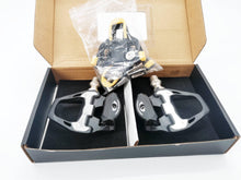 Load image into Gallery viewer, New Cycling Road Bike Bicycle Self Locking Pedals Ultralight Nylon 2 Sealed Bearing Bicycle Pedal Bike Road Bike Pedals Cleats Set Bicycle Platform Pedals Clipless Pedals For Indoor Fitness Spin Bike