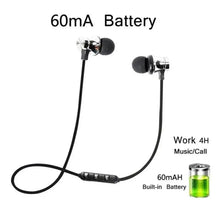 Load image into Gallery viewer, Magnetic Wireless Bluetooth Earphone Music Neckband Sports Earphones For Running & Workout