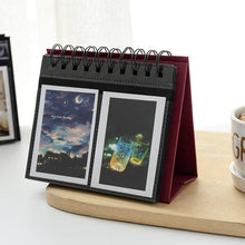 Load image into Gallery viewer, New Desktop Mini Standing Polaroid Photo Album Scrapbooking Photocards album for cards stamps Photo Frame Instar Tabletop Flip Calendar Photo Album Gifts For Everyone