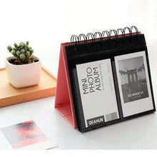 Load image into Gallery viewer, New Desktop Mini Standing Polaroid Photo Album Scrapbooking Photocards album for cards stamps Photo Frame Instar Tabletop Flip Calendar Photo Album Gifts For Everyone