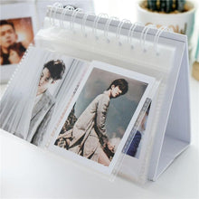 Load image into Gallery viewer, New Desktop Mini Standing Polaroid Photo Album Scrapbooking Photocards album for cards stamps Photo Frame Instar Tabletop Flip Calendar Photo Album Gifts For Everyone