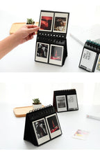 Load image into Gallery viewer, New Desktop Mini Standing Polaroid Photo Album Scrapbooking Photocards album for cards stamps Photo Frame Instar Tabletop Flip Calendar Photo Album Gifts For Everyone