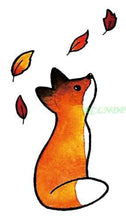 Load image into Gallery viewer, New Different Waterproof Temporary Tattoo Cute Fox Dog Luxury Animal Stickers Tattoo Colorful Modern Design For Adults Kids